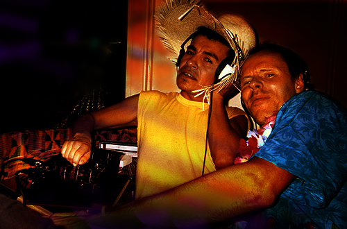 Two of the cool-shots from the Hot Shot Tropical Discoteque