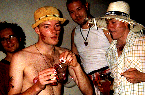 To be at a beach party means its okay to play and have fun