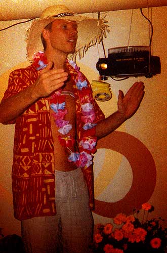 Talking about why the music changes every hour